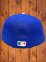 Los Angeles Dodgers New Era All Royal Blue With 60th Anniversary Dodger Stadium Liquid Chrome Patch 59FIFTY Fitted Hat