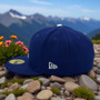Los Angeles Dodgers New Era All Royal Blue With 60th Anniversary Dodger Stadium Liquid Chrome Patch 59FIFTY Fitted Hat