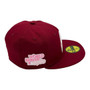 Philadelphia Phillies New Era Burgundy/Flowers With 1980 World Series Patch On Side 59FIFTY Fitted Hat