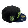 Seattle Seahawks New Era Black/Navy 2022 NFL Draft On Stage 59FIFTY Fitted Hat