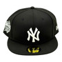 New York Yankees New Era Black And White Logo With 1988 World Series Patch On Side 59FIFTY Fitted Hat