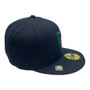 Seattle Mariners New Era All Navy Clubhouse 59FIFTY Fitted Hat