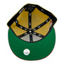 Seattle Mariners New Era Script Vegas Gold/Scarlet Bill With Kelly Green Bottom With Kingdome Patch On Side 59FIFTY Fitted Hat