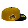Pittsburgh Pirates Mustard Yellow/Black Bill With Green Bottom And 1971 World Series Patch On Side 59FIFTY Fitted Hat