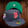 Minnesota Twins New Era Navy/Green Bottom With 1987 World Series Patch On Side 59FIFTY Fitted Hat