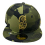 Seattle Mariners New Era Camo 2022 Armed Forces Day On-Field 59FIFTY Fitted Hat
