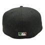 Seattle Mariners New Era All Black/Pine Green Bottom With 30TH Anniversary Patch On Side 59FIFTY Fitted Hat