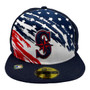 Seattle Mariners New Era All Navy 4th of July 2022 On-Field 59FIFTY Fitted Hat