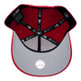 Boston Red Sox New Era All Red And Gray Bottom 9FORTY A-Frame Adjustable Snapback Hat