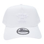 Houston Astros New Era All White And Gray Bottom 9FORTY A-Frame Adjustable Snapback Hat