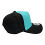 Florida Marlins New Era Teal And Black Crown White Gray Bottom 9FORTY A-Frame Adjustable Snapback Hat