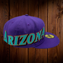 Arizona Diamondbacks New Era All Purple/Green Bottom With Arizona Side Logo 59FIFTY Fitted Hat