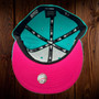 Seattle Mariners New Era Teal/Hot Pink Bottom With 30TH Anniversary Patch On Side 59FIFTY Fitted Hat