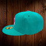 Seattle Mariners New Era Teal/Hot Pink Bottom With 30TH Anniversary Patch On Side 59FIFTY Fitted Hat