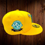Milwaukee Brewers New Era Canary Yellow/Teal Bottom With 1982 American League Champs Patch On Side 59FIFTY Fitted Hat
