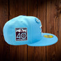 Seattle Mariners New Era Sky Blue/Maroon Bottom With 40TH Anniversary Patch On Side 59FIFTY Fitted Hat