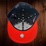 San Francisco Giants New Era Charcoal Gray/Black Bill And Orange Bottom With 60TH Anniversary Patch On Side 59FIFTY Fitted Hat