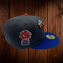 New York Mets New Era Charcoal Gray/Royal Blue Bill And Orange Bottom With 1964 All-Star Game Patch On Side 59FIFTY Fitted Hat