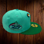Seattle Mariners New Era Mint/Kelly Green Bill And Teal Bottom With 25TH Anniversary Patch On Side 59FIFTY Fitted Hat