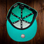Seattle Mariners New Era Mint/Kelly Green Bill And Teal Bottom With 25TH Anniversary Patch On Side 59FIFTY Fitted Hat