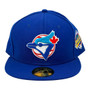 Toronto Blue Jays New Era All Royal Blue/Gray Bottom With 1993 World Series Patch On Side 59FIFTY Fitted Hat