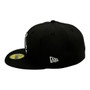 Chicago White Sox New Era Black And White Outline 59FIFTY Fitted Hat
