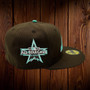 Denver Rockies New Era Chocolate Mint Ice Cream All Walnut/Clear Mint Bottom With 2021 All-Star Patch On Side 59FIFTY Fitted Hat