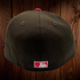 St. Louis Cardinals New Era Neapolitan Ice Cream Pack Walnut/Hot Pink With Cream Bottom With 100th Anniversary Patch On Side 59FIFTY Fitted Hat