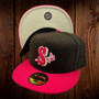 Seattle Mariners New Era Neapolitan Ice Cream Pack Walnut/Hot Pink With Cream Bottom 59FIFTY Fitted Hat