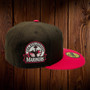 Seattle Mariners New Era Neapolitan Ice Cream Pack Walnut/Hot Pink And Cream Bottom With 30th Anniversary Side Patch 59FIFTY Fitted Hat