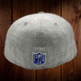 Seattle Seahawks New Era All Heather Gray With Royal Blue Bottom 59FIFTY Fitted Hat