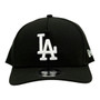 Los Angeles Dodgers New Era Black With White 9FORTY M-Crown A-Frame Adjustable Snapback Hat