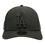 Los Angeles Dodgers New Era Black On Black With Gray Bottom 9FORTY M-Crown A-Frame Adjustable  Snapback Hat