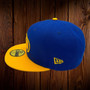 Seattle Seahawks New Era Royal Blue/Gold With Light Gray Bottom Retro Logo 59FIFTY Fitted Hat