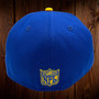 Seattle Seahawks New Era Royal Blue/Gold With Light Gray Bottom Retro Logo 59FIFTY Fitted Hat