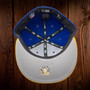 Seattle Seahawks New Era Royal Blue/Gold With Light Gray Bottom Retro Logo 59FIFTY Fitted Hat