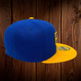 Seattle Seahawks New Era Royal Blue/Gold With Light Gray Bottom Retro Logo 59FIFTY Fitted Hat