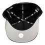 New York Yankees New Era Black On Black With Gray Bottom 9FORTY M-Crown A-Frame Adjustable Snapback Hat