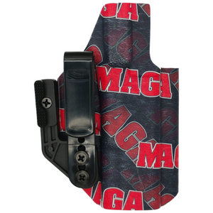 IWB TUCKABLE HOLSTER W/MODWING - MAGA PATTERN IWB TUCKABLE HOLSTER W/MODWING - MAGA PATTERN