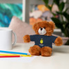 "Pilot Chick" Teddy Bear with Navy Blue Tee