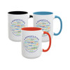 15oz. 2-Tone "Word Cloud" Ceramic Mug 15oz. 2-Tone "Word Cloud" Ceramic Mug
