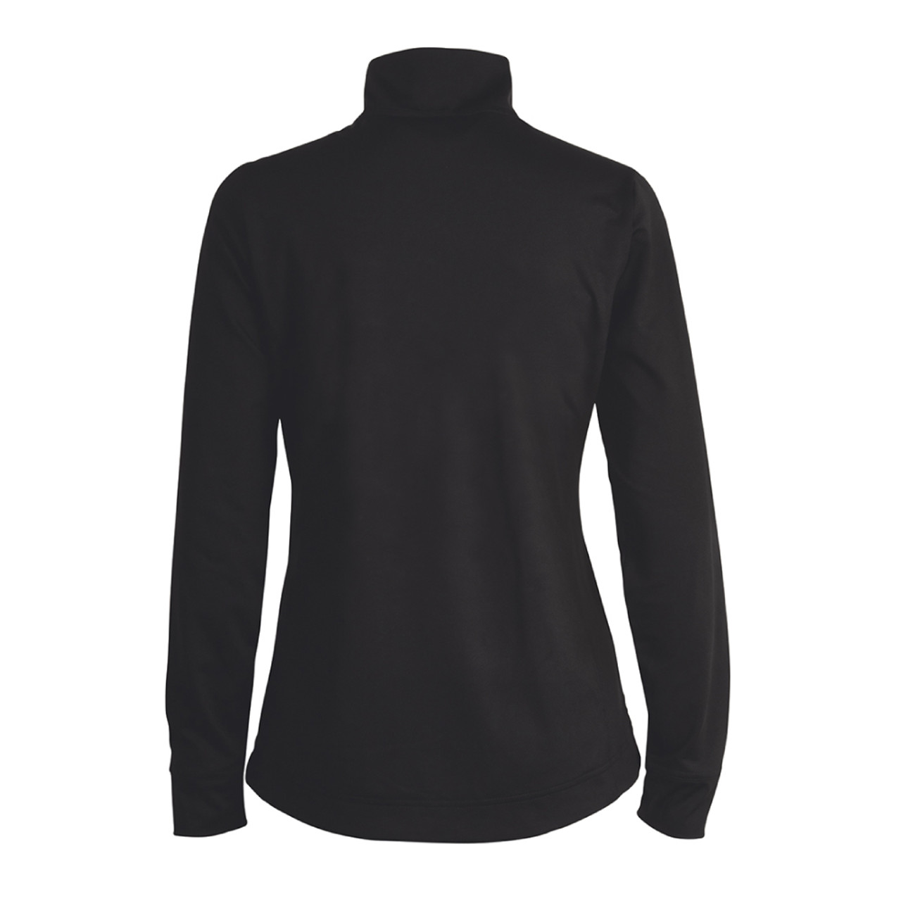 Ladies Charcoal Cosmic Fleece 1/4-Zip Pullover