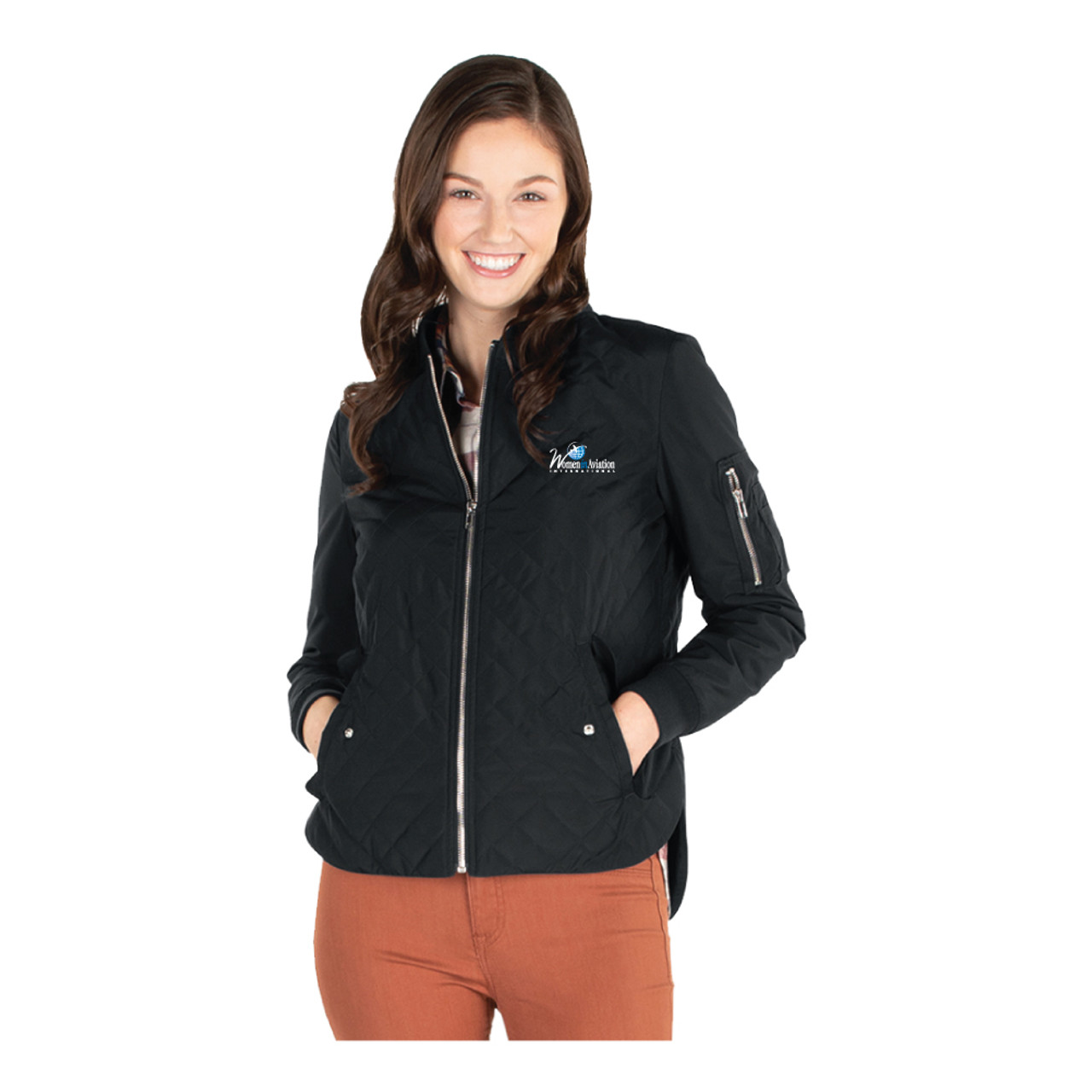 Ladies black flying on sale jacket