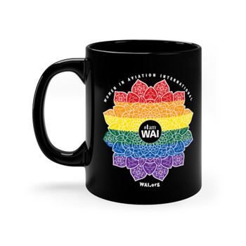Black 11oz "WAI Pride" Ceramic Mug
