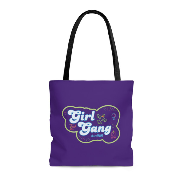 "Girl Gang" 100% Polyester/Cotton Handle Tote Bag