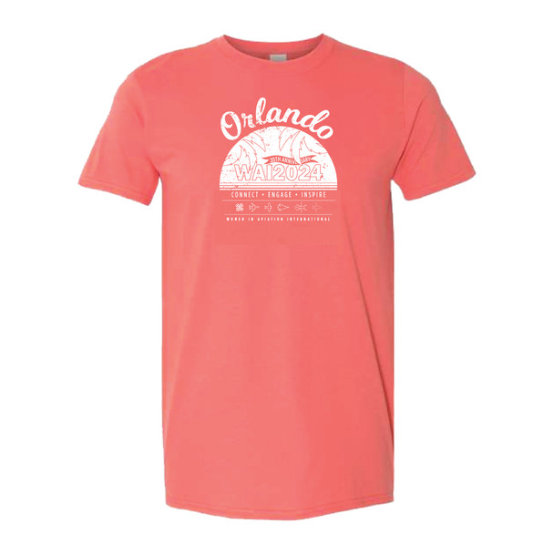 WAI2024 - Unisex Coral Silk Softstyle® T-shirt