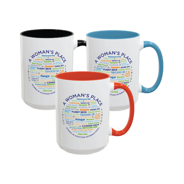 15oz. 2-Tone "Word Cloud" Ceramic Mug 15oz. 2-Tone "Word Cloud" Ceramic Mug