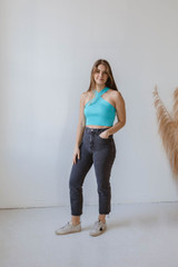 Aquamarine Crop Top
