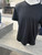 BLACK V -NECK  TEE