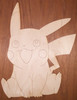 POKEMON PIKACHU CUT OUT 1/8 x 8 x 11 3/4